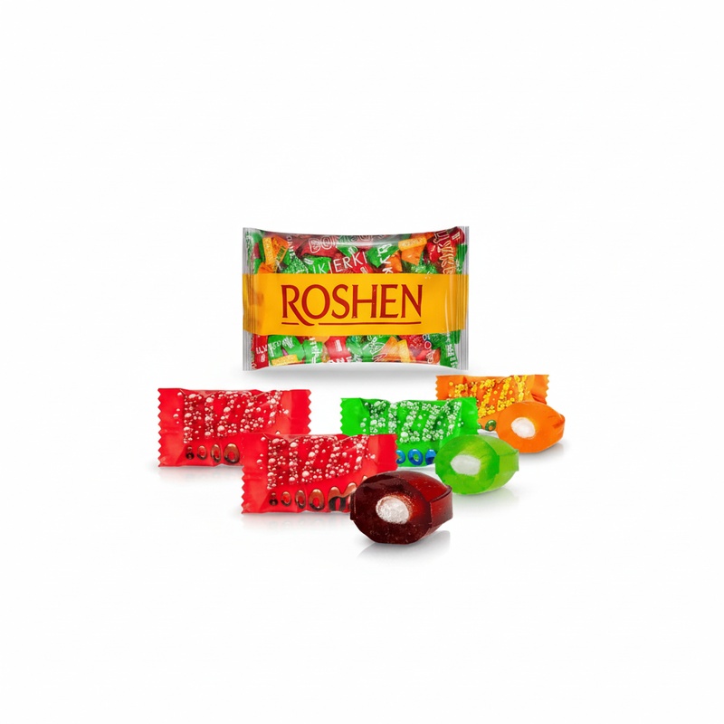КАРАМЕЛЬ ROSHEN FIZZI BOOM ШИПУЧКА МИКС ВЕС