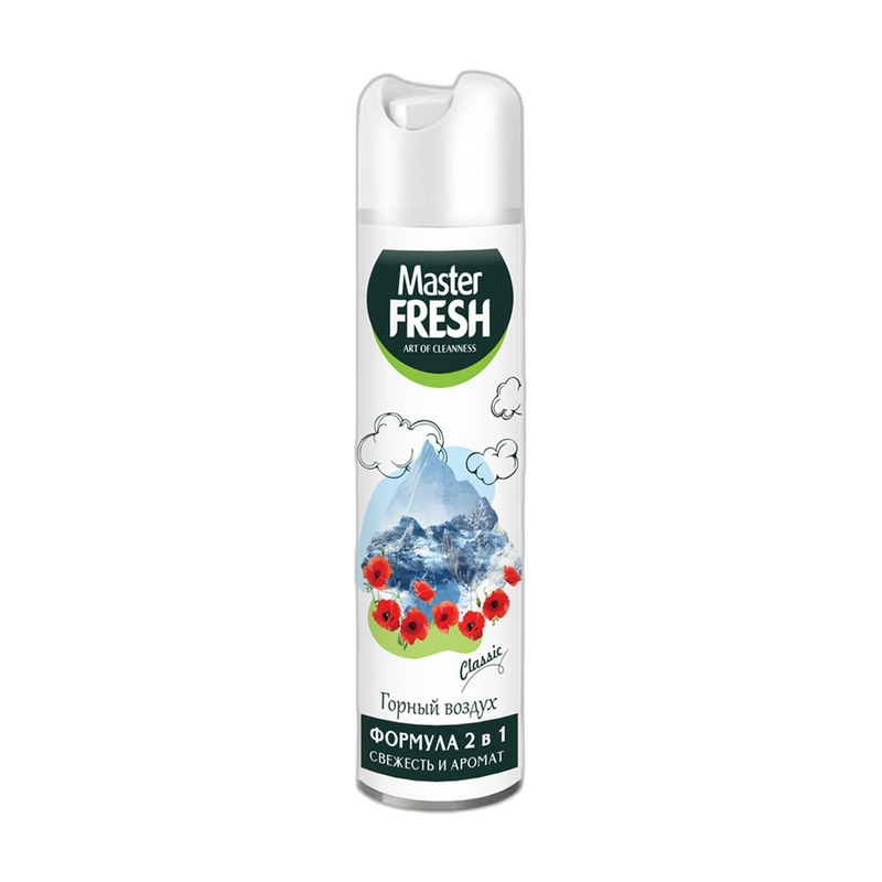 ОСВЕЖИТЕЛЬ ВОЗДУХА MASTER FRESH CLASSICГОРНЫЙ ВОЗДУХ 300МЛ