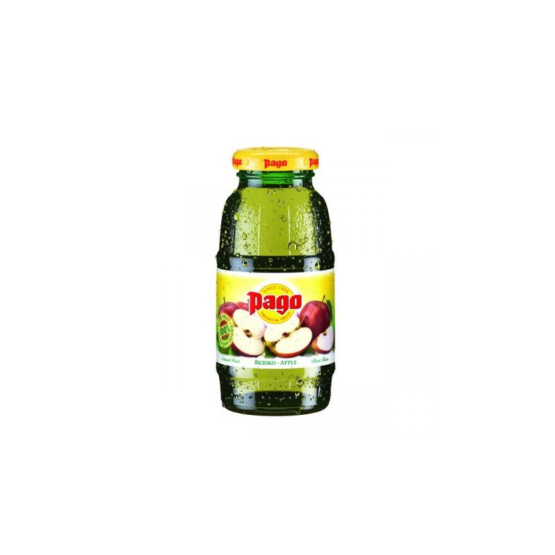 СОК PAGO APPLE JUICE ЯБЛОКО 200МЛ СТ/Б