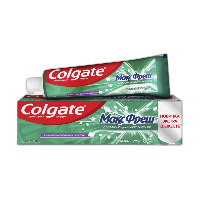 ПАСТА ЗУБНАЯ COLGATE МАКС ФРЕШ НЕЖНАЯ МЯТА 100МЛ