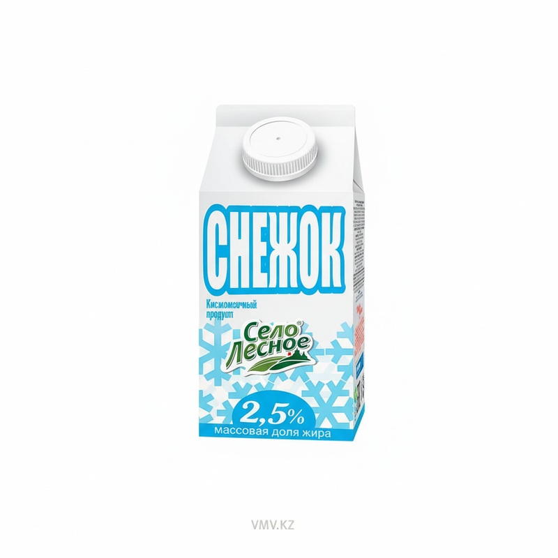 НАПИТОК КИСЛОМОЛОЧНЫЙ СНЕЖОК СЕЛО ЛЕСНОЕ 500Г Т/П