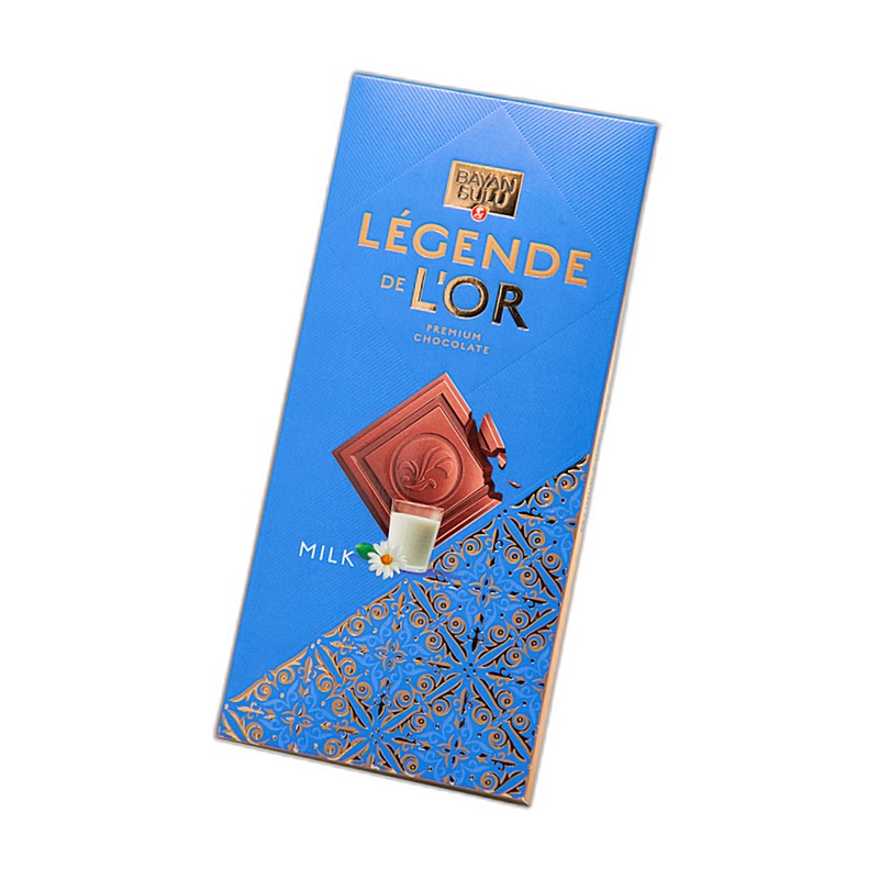 ШОКОЛАД БАЯН СУЛУ LEGENDE DE L'OR MILK 100Г