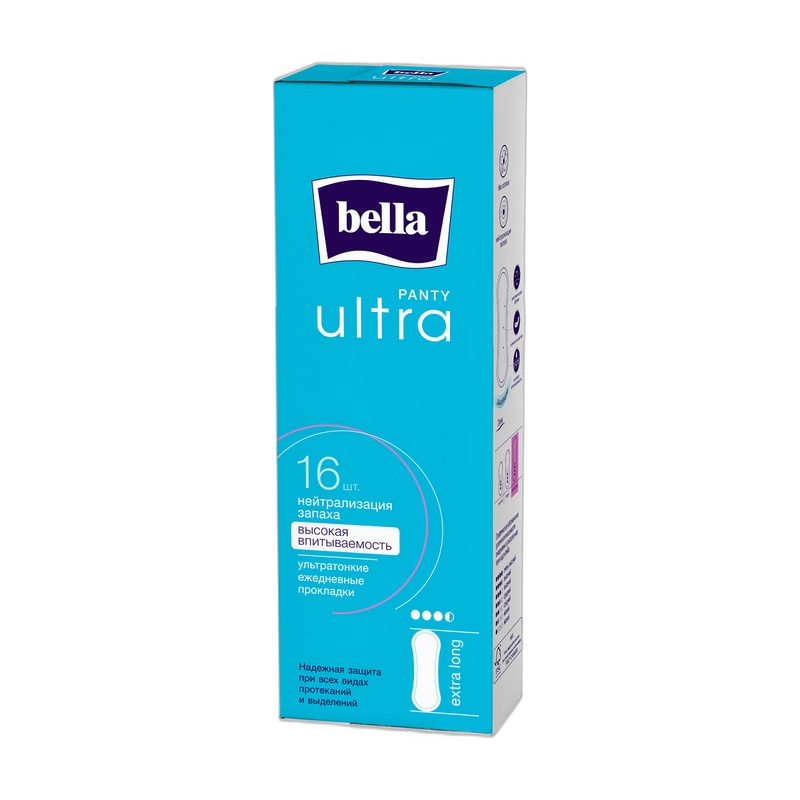 ПРОКЛАДКИ ЕЖЕДНЕВНЫЕ BELLA PANTY ULTRA EXTRA LONG 16ШТ