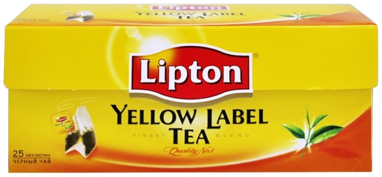 ЧАЙ ЧЕРНЫЙ LIPTON 25 ПАКЕТИКОВ