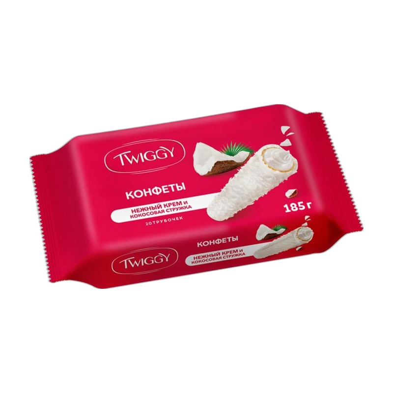 КОНФЕТЫ TWIGGY КОКОСОВЫЕ СЛИВКИ 185Г