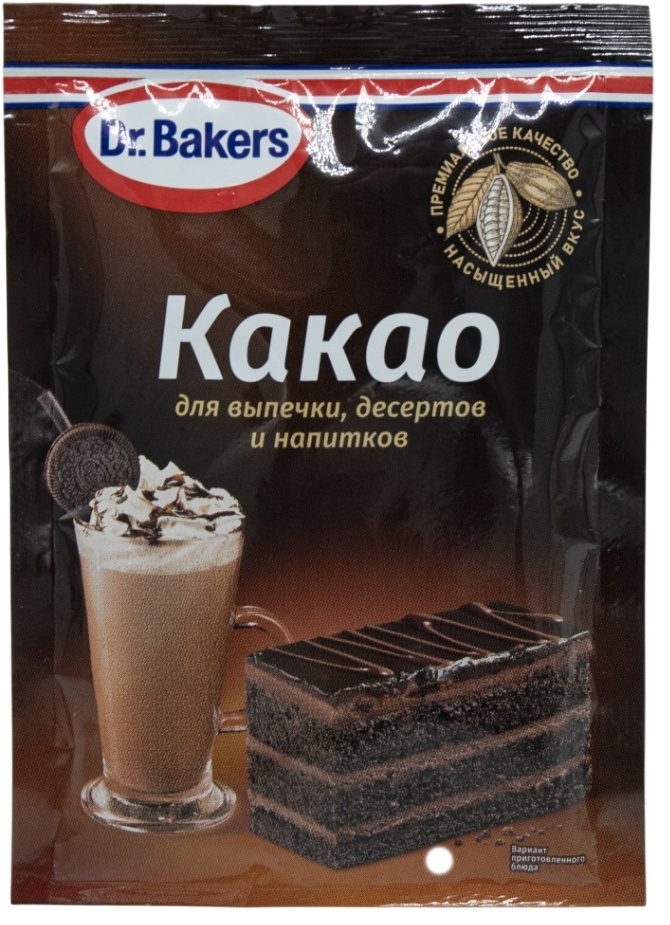 КАКАО-ПОРОШОК DR.BAKERS 25Г