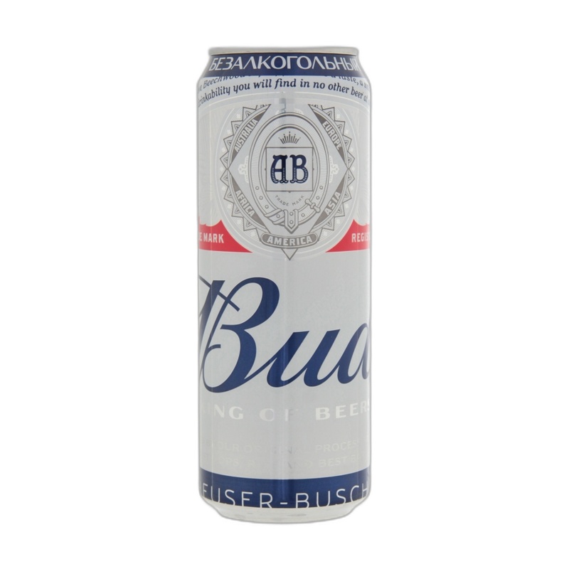 ПИВО БЕЗАЛКОГОЛЬНОЕ BUD 0,45Л Ж/Б