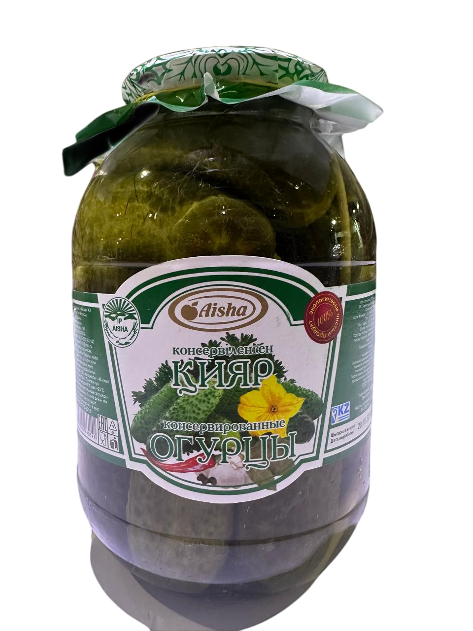 ОГУРЦЫ АЙША КОНСЕРВИРОВАННЫЕ 2Л