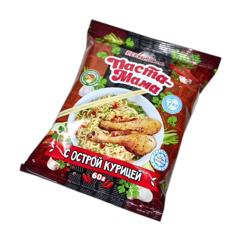 ЛАПША ПАСТА МАМА КУРИЦА ОСТРАЯ 60Г
