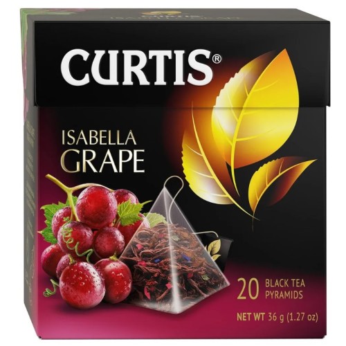 ЧАЙ ЧЕРНЫЙ CURTIS ISABELLA GRAPE 20 ПАКЕТИКОВ