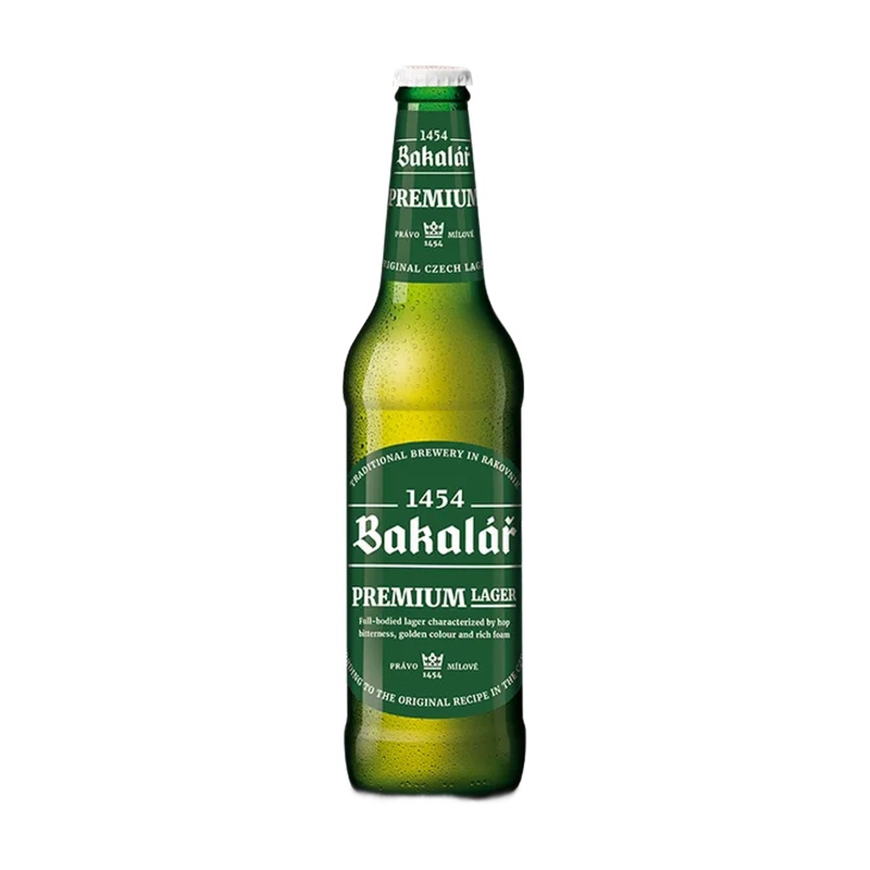ПИВО BAKALAR REMIUM LAGER 5,2% 0,5 СТ/Б