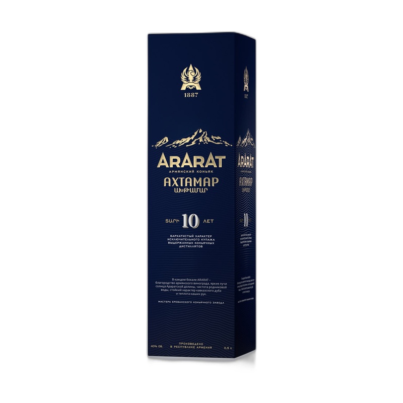КОНЬЯК ARARAT AKHTAMAR 10 YO 40% 0,05Л
