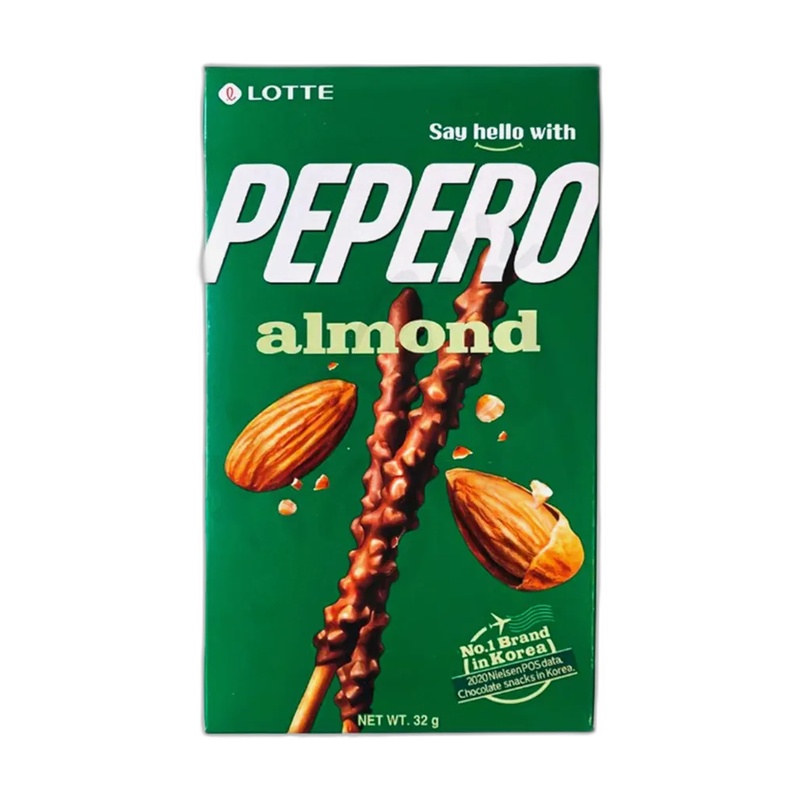 ПЕЧЕНЬЕ LOTTE PEPERO ALMOND 32Г