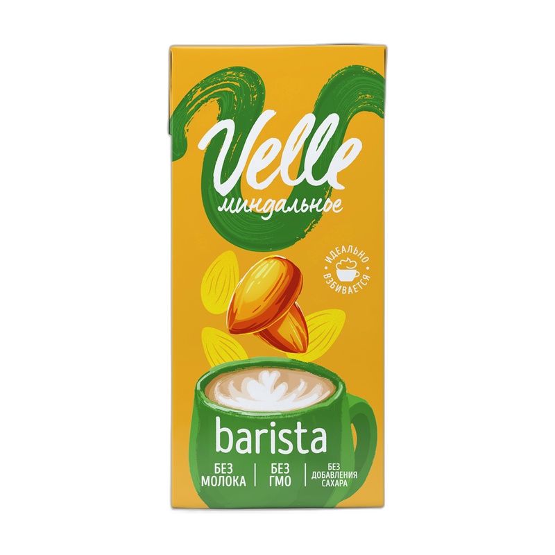 НАПИТОК РИСОВЫЙ VELLE BARISTA МИНДАЛЬ 1Л Т/П