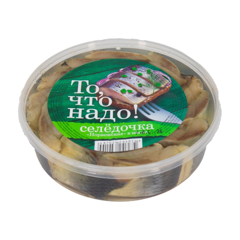 ПРЕСЕРВА ТО,ЧТО НАДО СЕЛЕДОЧКА ЗАСТОЛЬНАЯ В МАСЛЕ 400Г ПЛ/Б