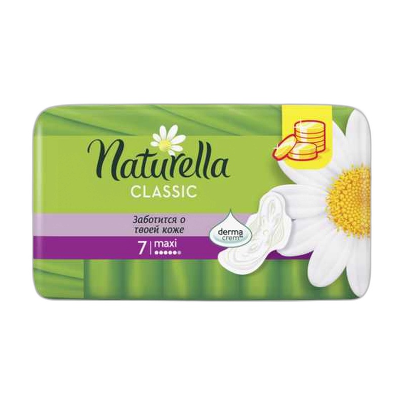 ПРОКЛАДКИ NATURELLA CAMOMILE CLASSIC MAXI 7ШТ