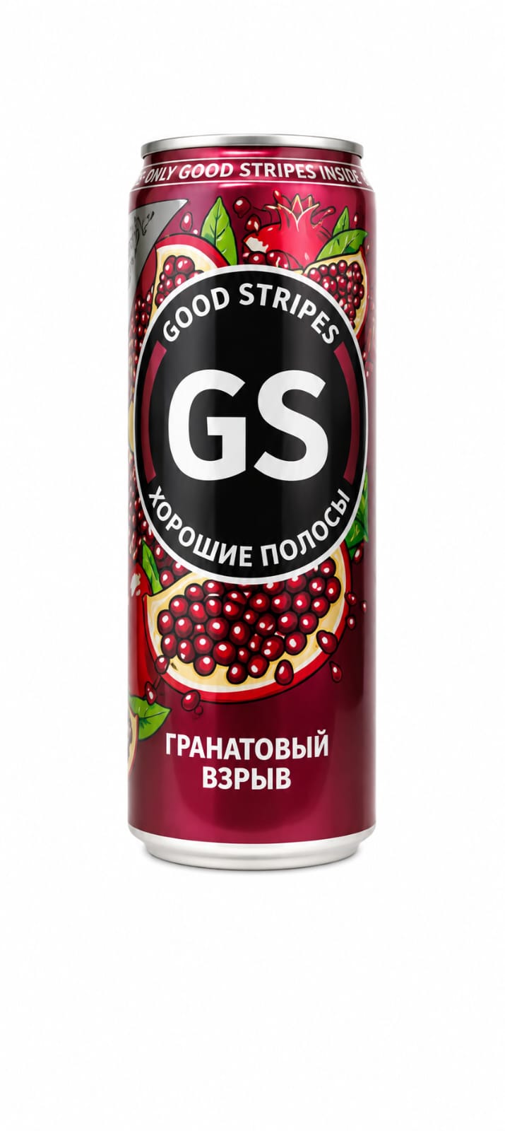 НАПИТОК ГАЗИРОВАННЫЙ GS ГРАНАТОВЫЙ ВЗРЫВ 0,45Л Ж/Б