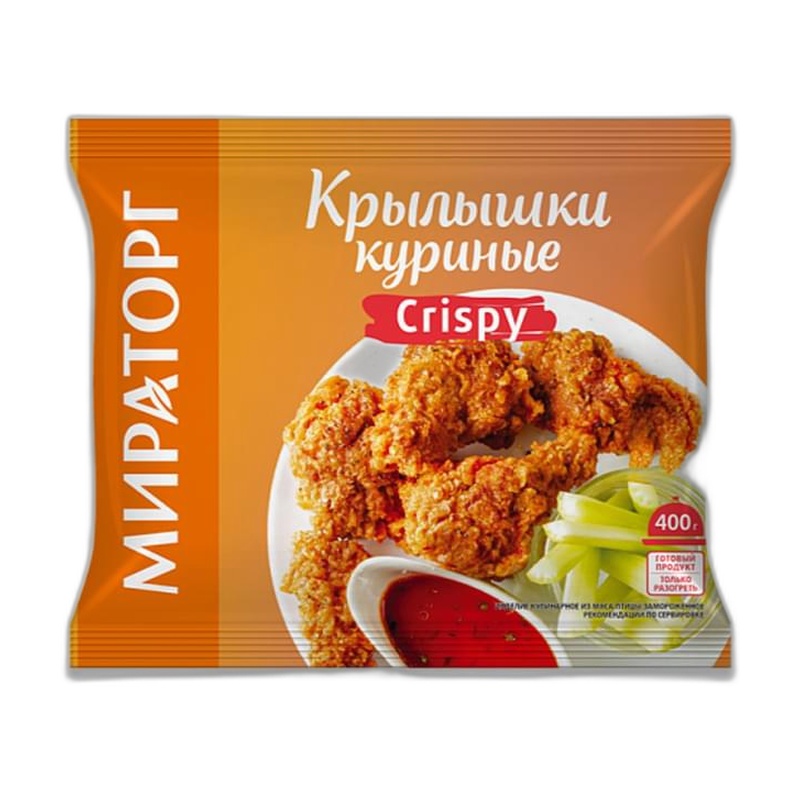КРЫЛЫШКИ КУРИНЫЕ МИРАТОРГ 400Г