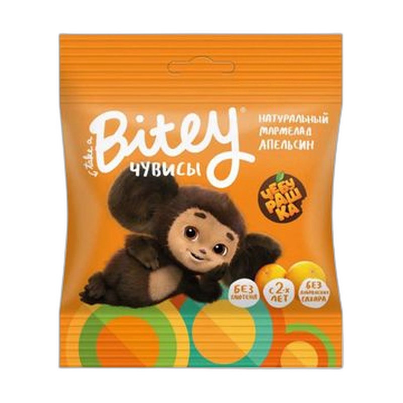 МАРМЕЛАД BITEY ФРУКТОВО-ЯГОДНЫЙ ЧУВИС АПЕЛЬСИН 20Г