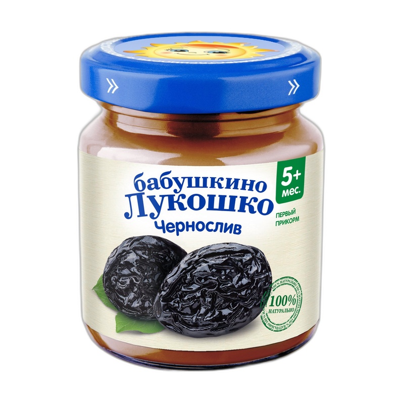 ПЮРЕ БАБУШКИНО ЛУКОШКО ЧЕРНОСЛИВ 100Г СТ/Б
