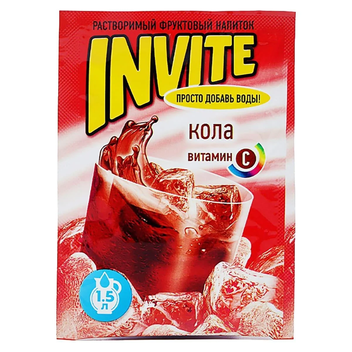 НАПИТОК РАСТВОРИМЫЙ INVITE КОЛА 9Г