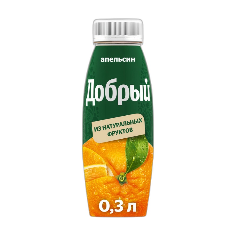 НЕКТАР ДОБРЫЙ АПЕЛЬСИН 300МЛ ПЭТ