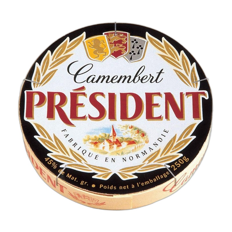 СЫР МЯГКИЙ PRESIDENT КАМАМБЕР 45% 250Г КРУГ