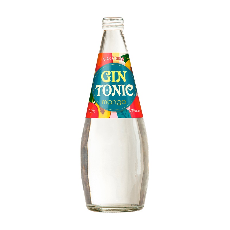 ТОНИК GIN TONIC MANGO 0,7Л СТ/Б