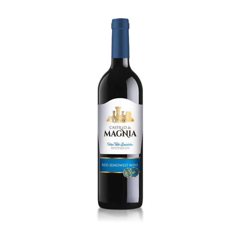 ВИНО CASTILLO DE MAGNIA КРАСНОЕ ПОЛУСЛАДКОЕ 12% 0,75Л ИСПАНИЯ