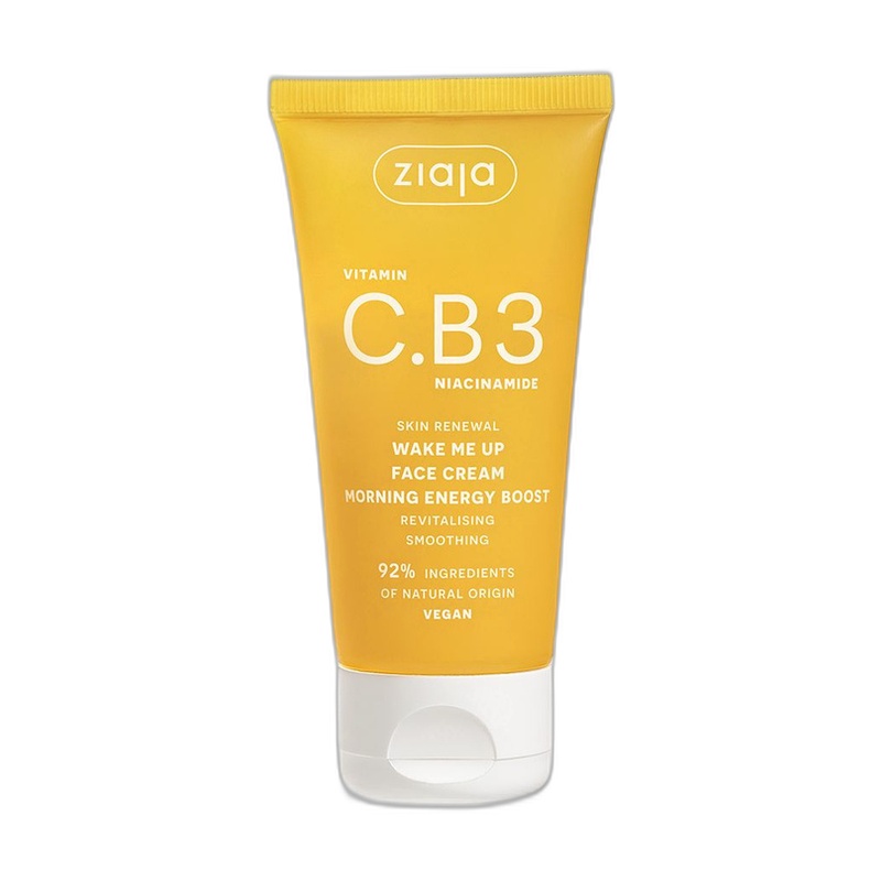 КРЕМ ДЛЯ ЛИЦА С ВИТАМИНОМ ZIAJA C.B3 НИАЦИНАМИД WAKE ME UP 50МЛ