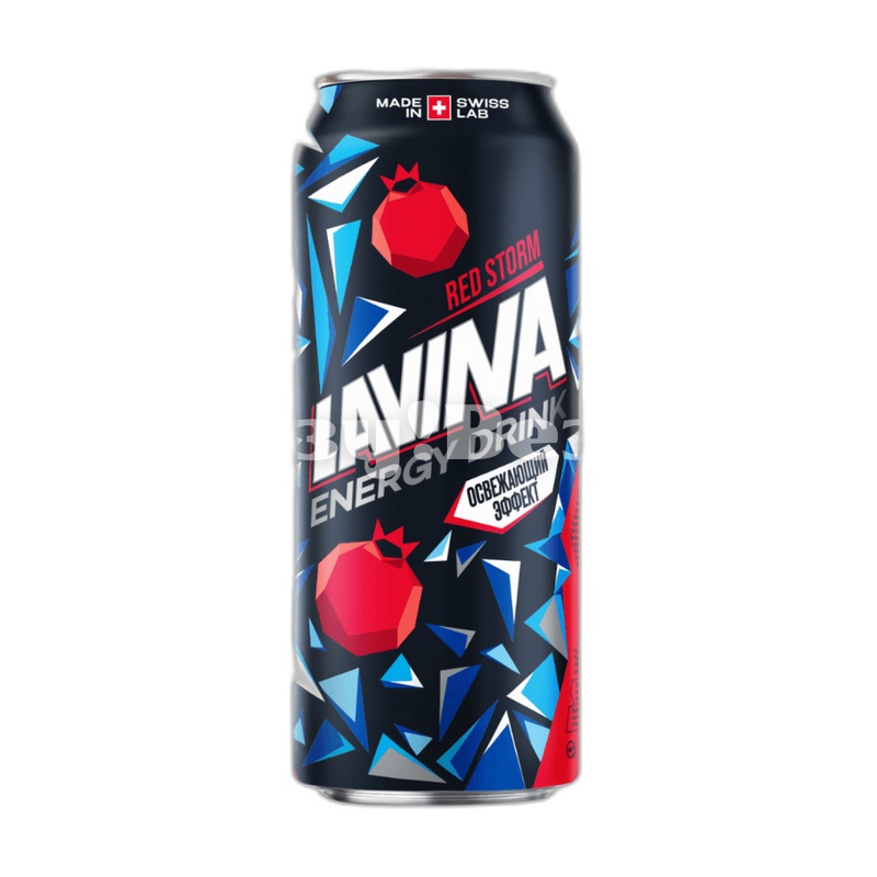 НАПИТОК ЭНЕРГЕТИЧЕСКИЙ LAVINA RED STORM 0,45Л Ж/Б