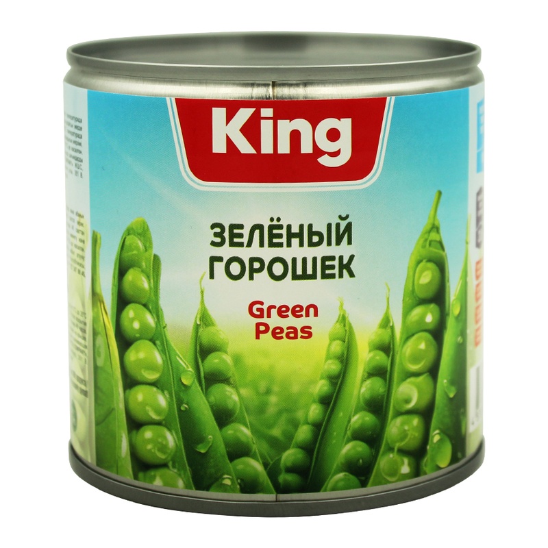 ГОРОШЕК KING ЗЕЛЕНЫЙ 340Г