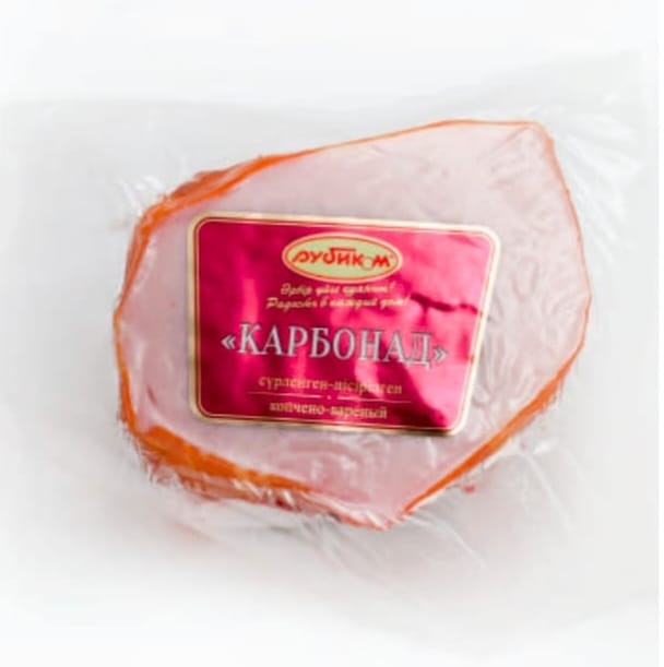 КАРБОНАТ БЕЗ ВАККУМА КОПЧЕНО-ЗАПЕЧЕНЫЙ ВЕС