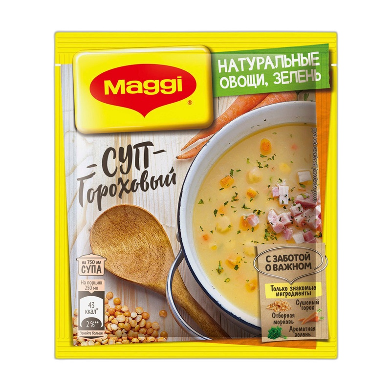 СУП MAGGI НА ПЕРВОЕ ГОРОХОВЫЙ 49Г