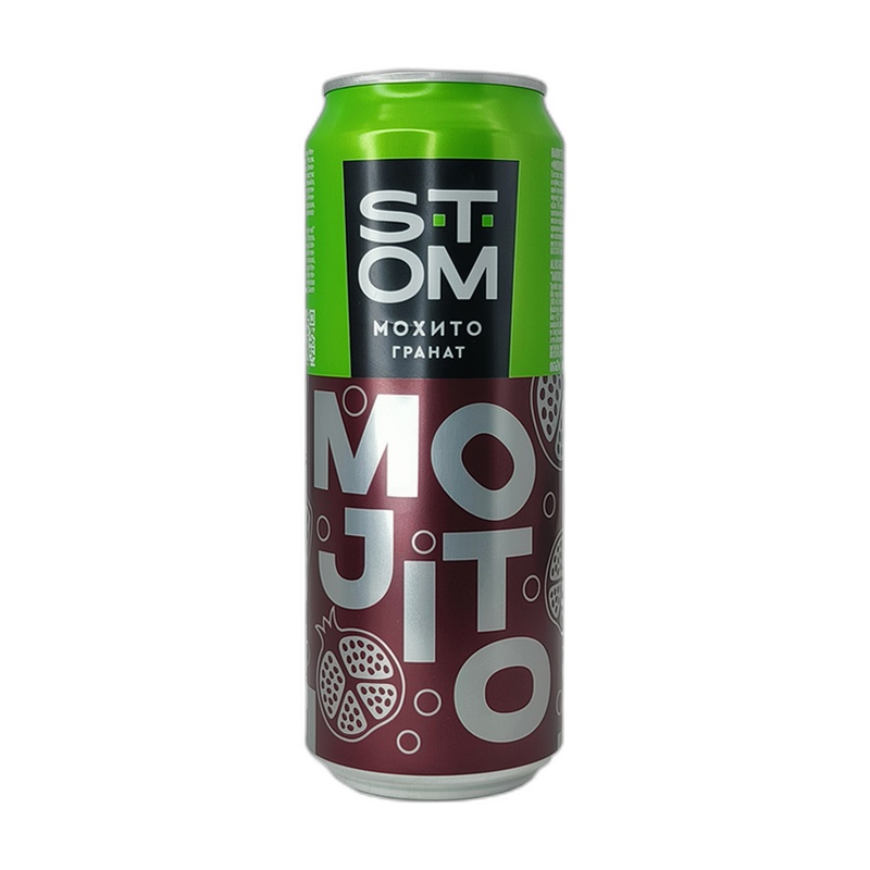 НАПИТОК ГАЗИРОВАННЫЙ MOJITO ГРАНАТ 0,45Л Ж/Б