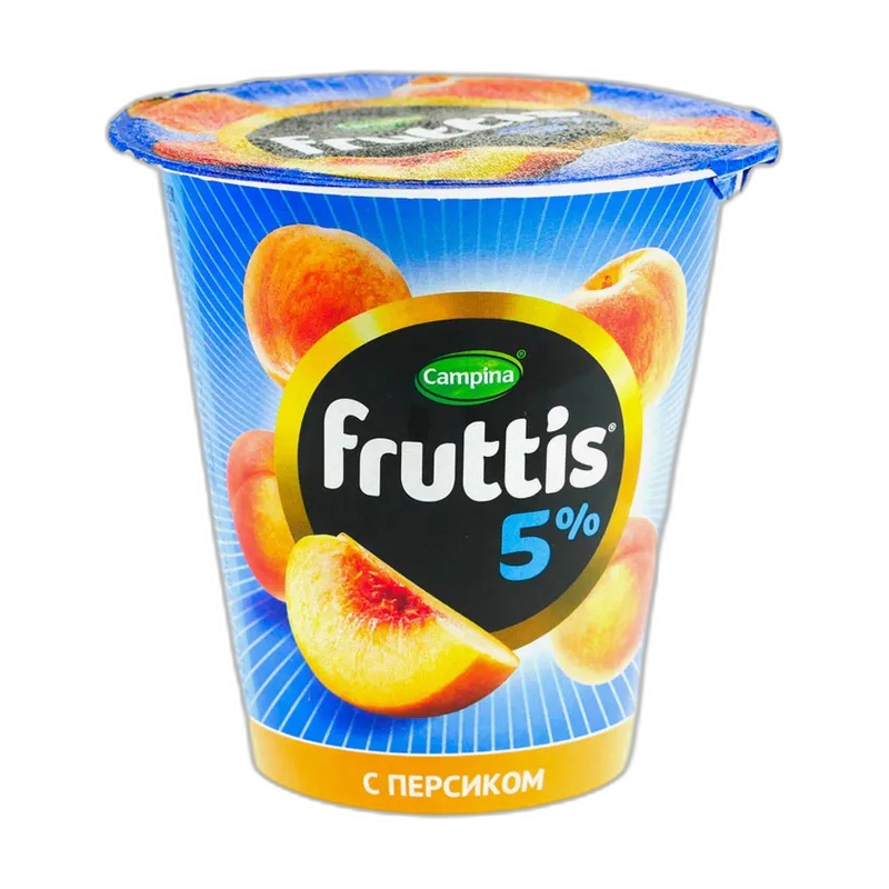 ЙОГУРТ FRUTTIS ПЕРСИК 5% 290Г