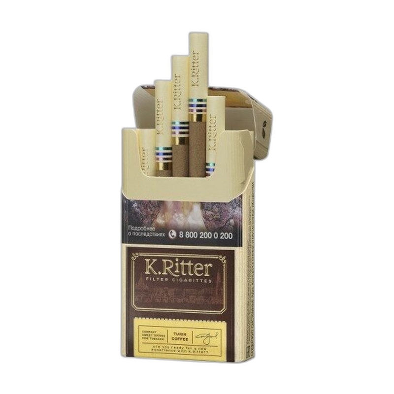 СИГАРИТЫ С ФИЛЬТРОМ K.RITTER COMPACT ТУРИНСКИЙ КОФЕ