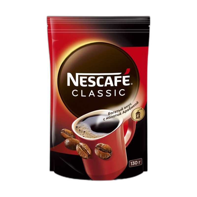 КОФЕ РАСТВОРИМЫЙ NESCAFE CLASSIC 130Г Д/П