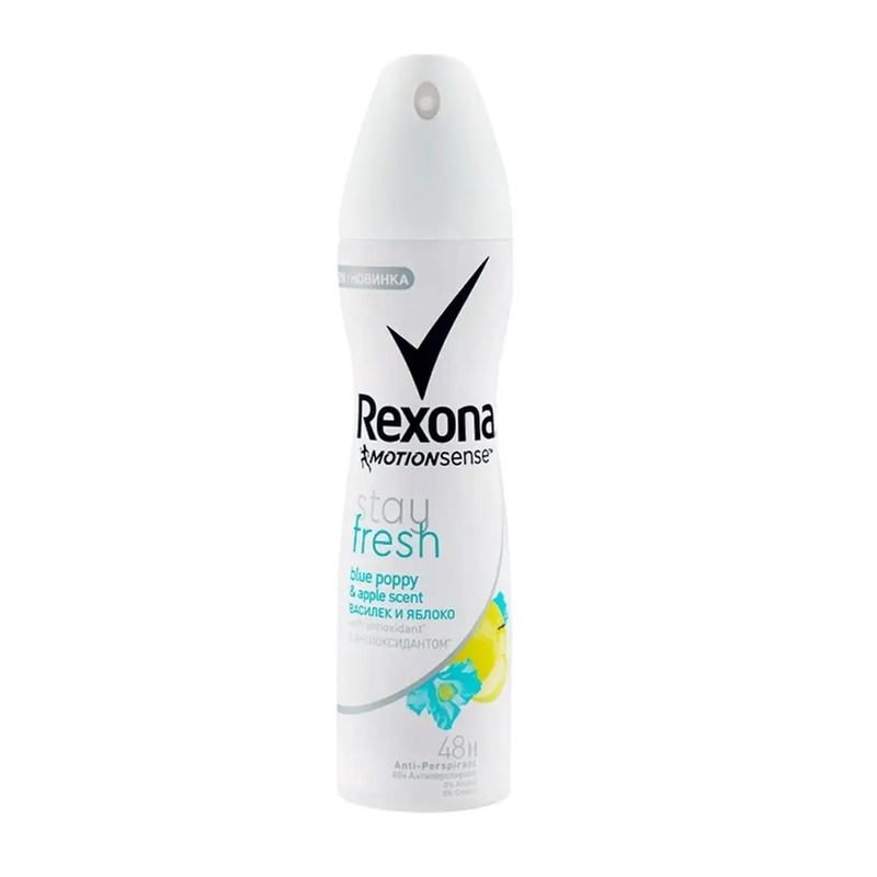 АНТИПЕРСПИРАНТ-СПРЕЙ REXONA WOMEN ВАСИЛЁК И ЯБЛОКО 150МЛ