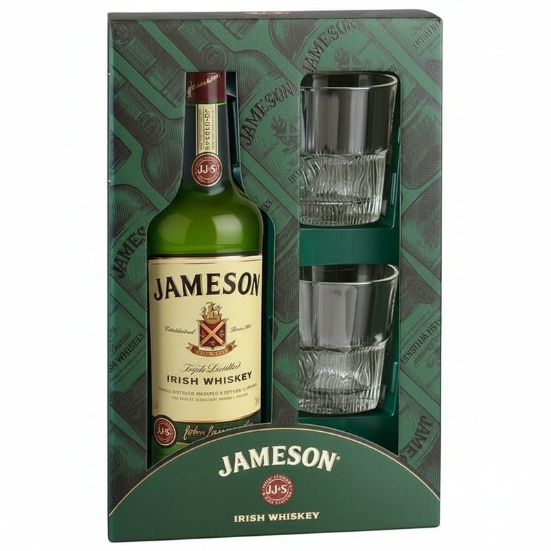 ВИСКИ JAMESON 40% 0,7Л 2 GLASSES VAP