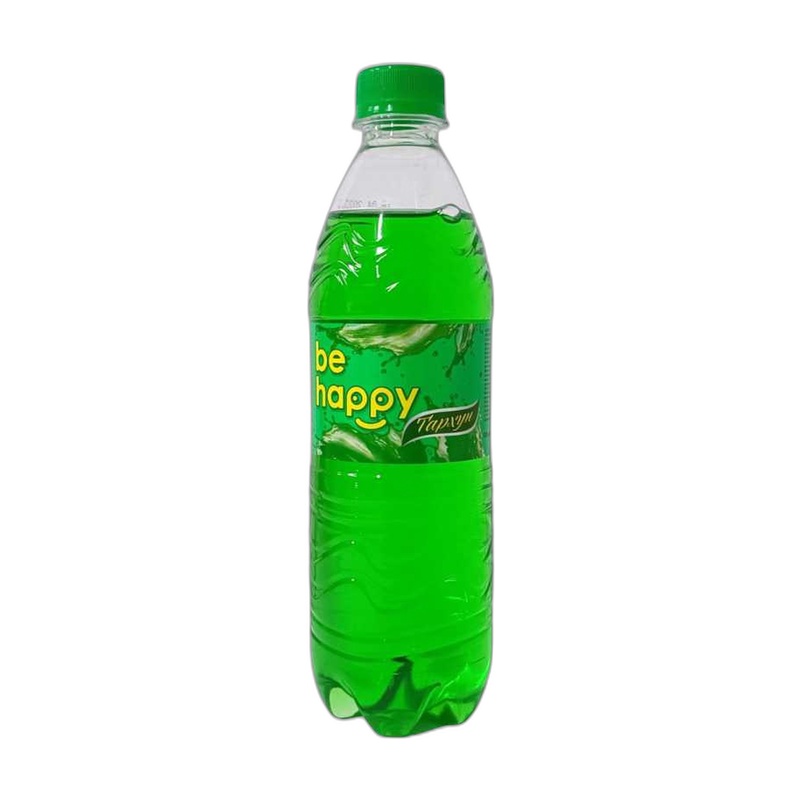 НАПИТОК ГАЗИРОВАННЫЙ BE HAPPY ТАРХУН 0,5Л ПЭТ