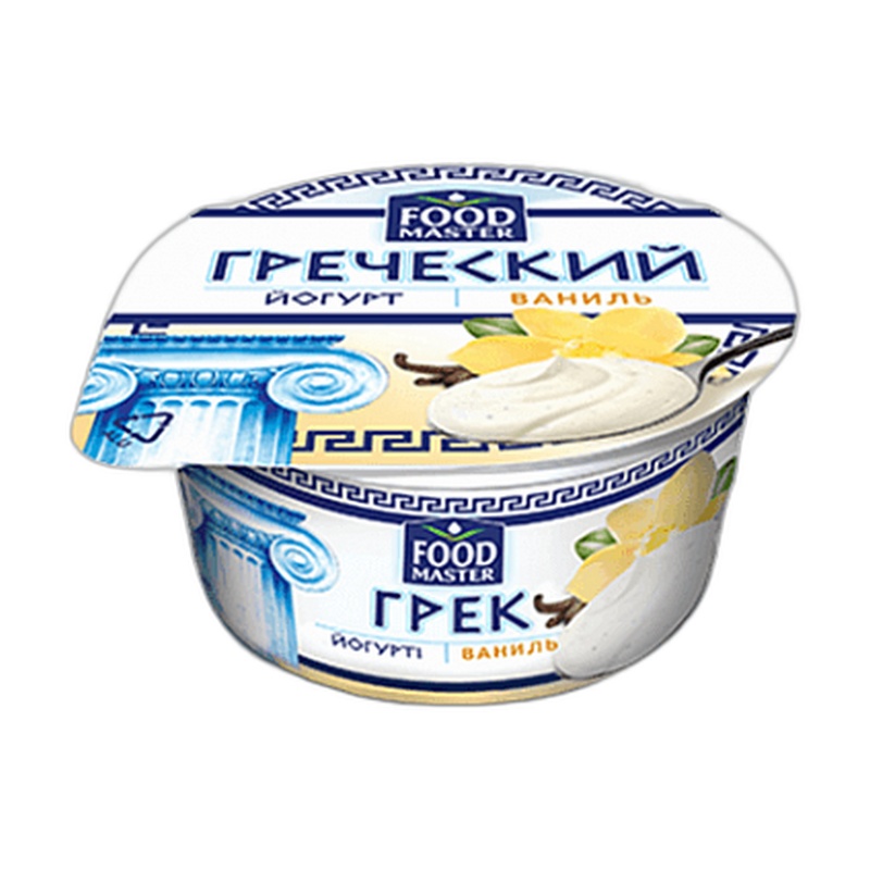 ЙОГУРТ FOODMASTER ГРЕЧЕСКИЙ ВАНИЛЬ 7,0% 130Г