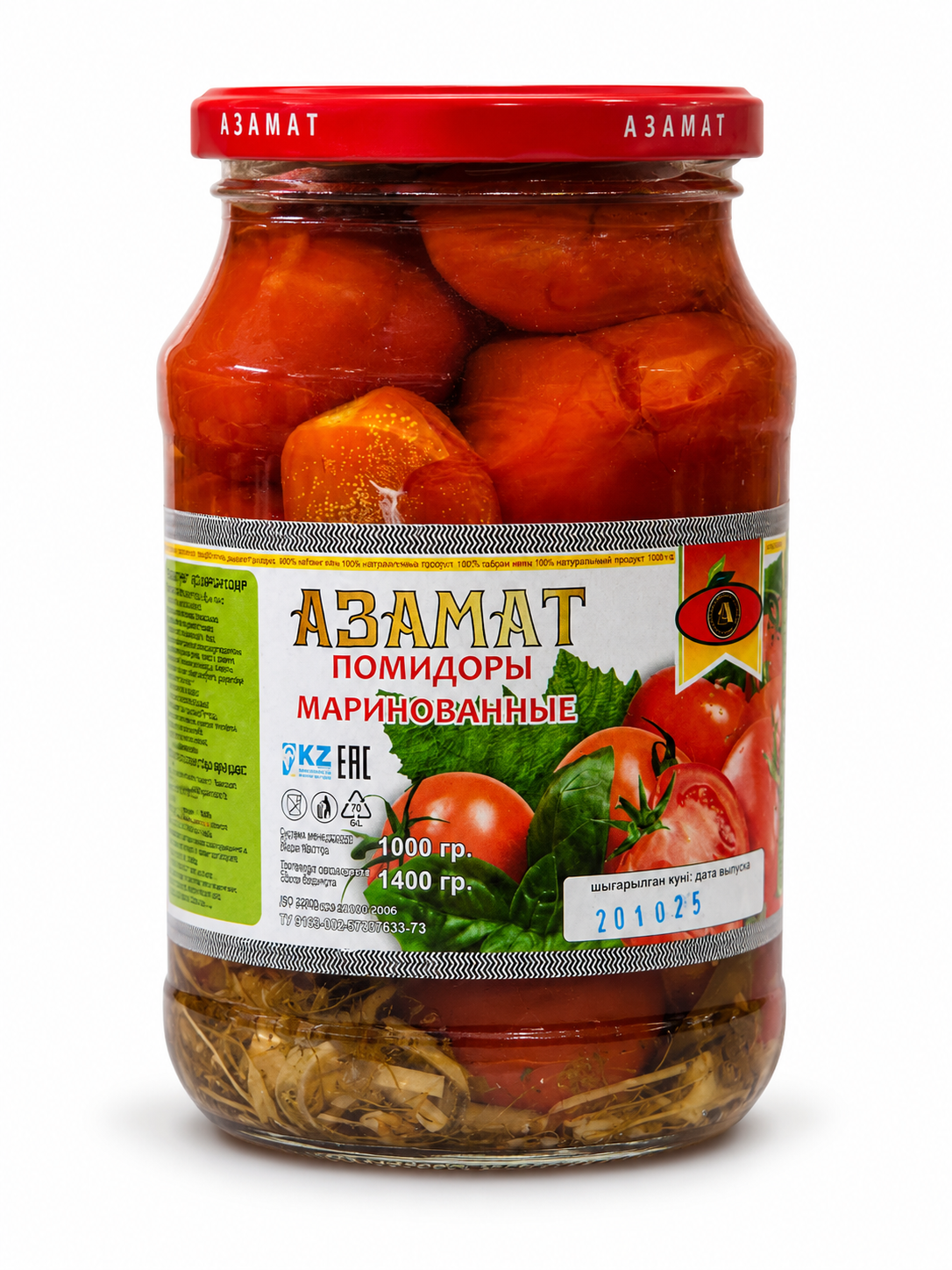 ТОМАТЫ МАРИНОВАННЫЕ АЗАМАТ 1Л