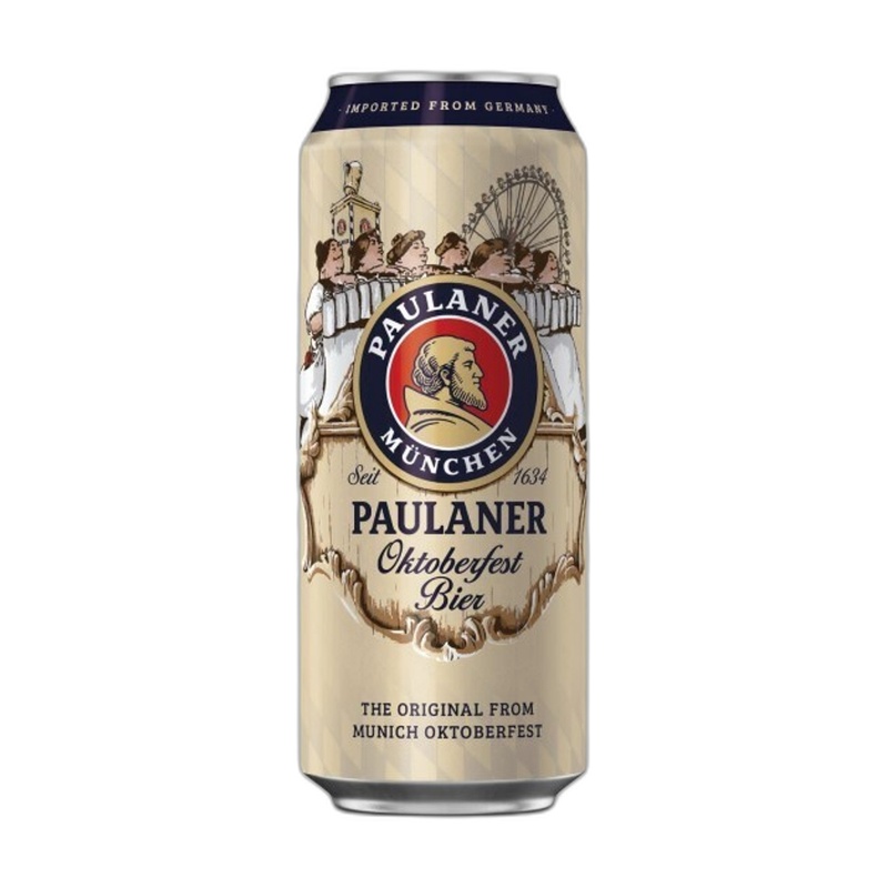 ПИВО PAULANER OKTOBERFESTBIER СВЕТЛОЕ 6% 0,5Л Ж/Б
