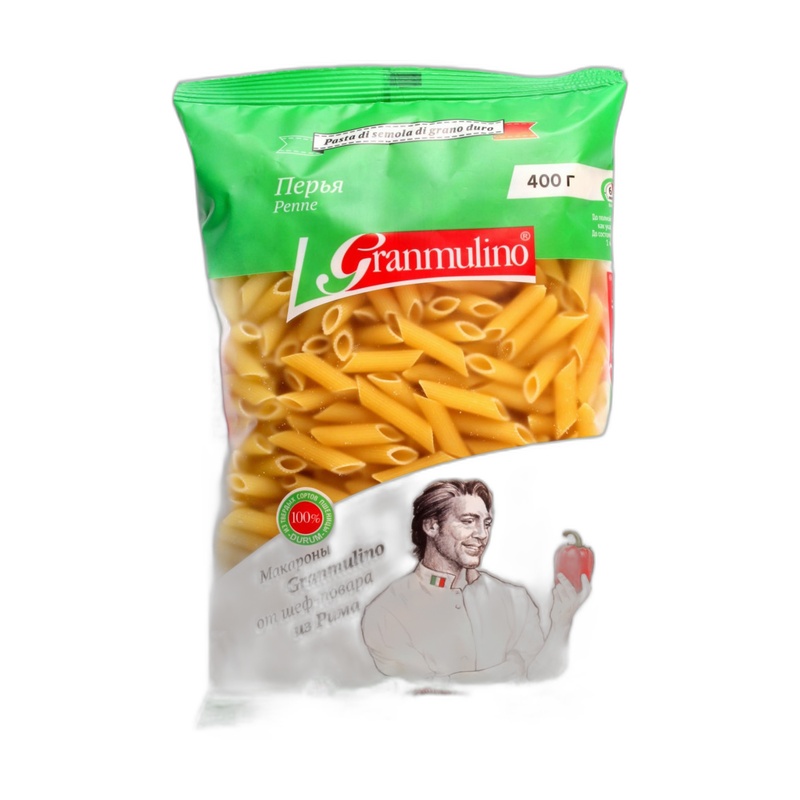 МАКАРОНЫ GRANMULINO ПЕРЬЯ 400Г