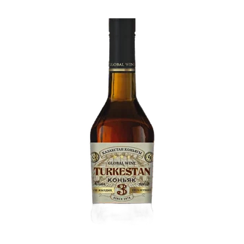 БРЕНДИ GLOBAL WINE TURKESTAN 38% 0,5Л