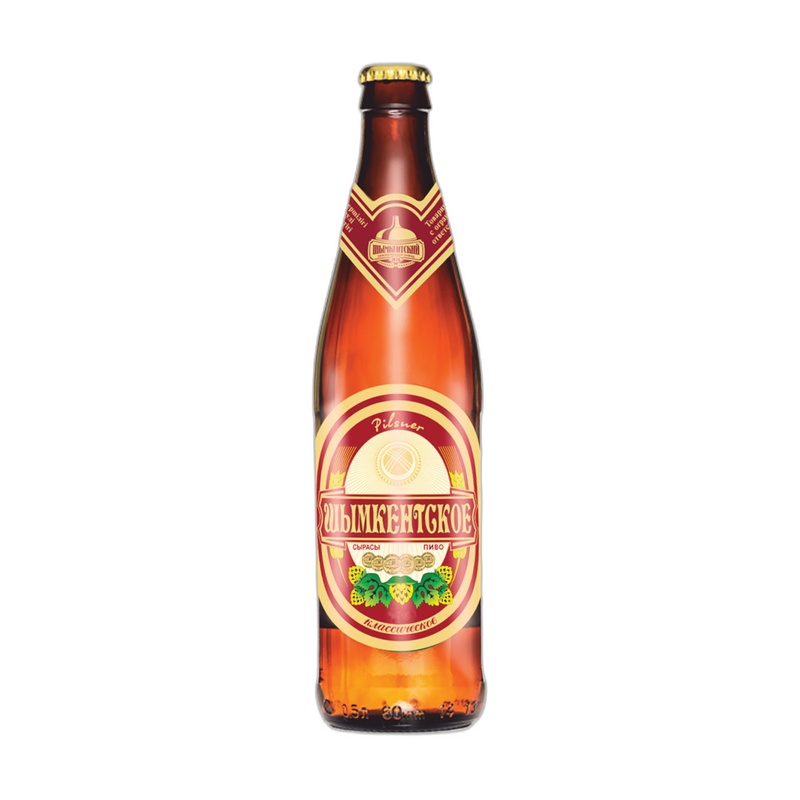 ПИВО ШЫМКЕНТСКОЕ КЛАССИЧЕСКОЕ PILSNER 4% 0,45Л СТ/Б