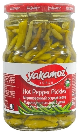 ПЕРЕЦ YAKAMOZ МАРИНОВАННЫЙ ОСТРЫЙ 720Г