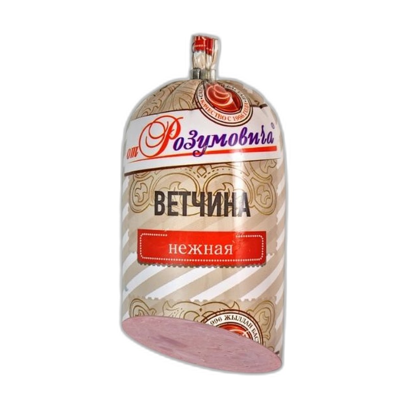 ВЕТЧИНА ДӘМДІ НЕЖНАЯ 600Г В/У