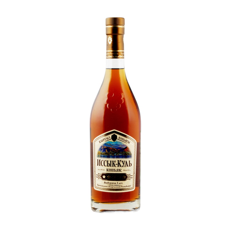 КОНЬЯК ИССЫК КУЛЬ 5 YO 40% 0,5Л